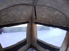 Мобильная баня-палатка МОРЖ c 2-мя окнами (Черный) Мобильная баня-палатка МОРЖ c 2-мя окнами (Черный)