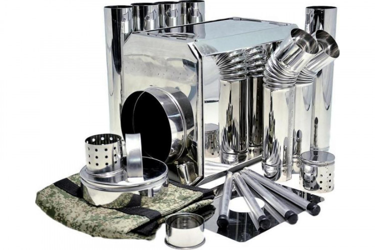 Печь пошехонка Турист 25 л с 3D экранами сталь 0,8мм в Краснодаре