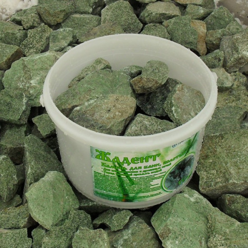 Камни для бани Жадеит колотый 15кг в Краснодаре