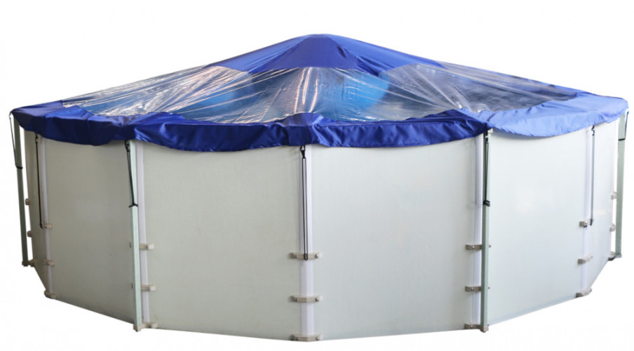 Тент для бассейна с надувной подушкой "Фиеста" в Краснодаре