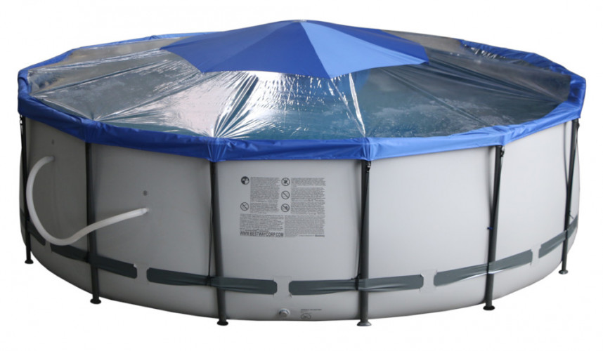 Тент для бассейна Intex/Bestway с надувной подушкой "Фиеста" в Краснодаре