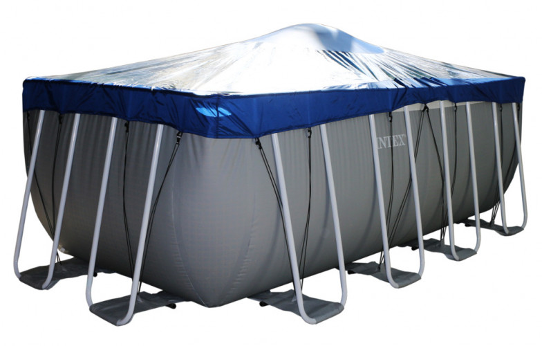 Тент для прямоугольного бассейна Intex/Bestway с надувной подушкой "Фиеста" в Краснодаре