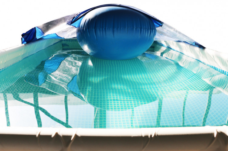 Тент для прямоугольного бассейна Intex/Bestway с надувной подушкой "Фиеста" в Краснодаре