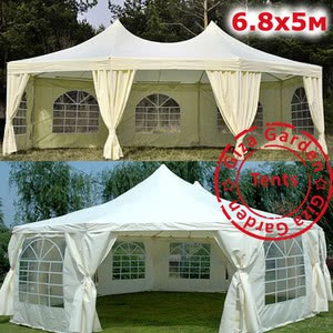 Шатер Пагода восьмиугольная 6,8 х 5 м Giza Garden в Краснодаре