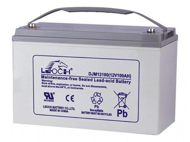 Аккумулятор Leoch DJM12100 (12 В, 100 Ач) в Краснодаре