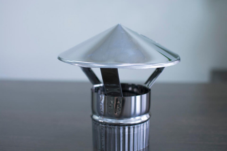 Зонт-дымник на трубу d-65 мм.(нерж) в Краснодаре