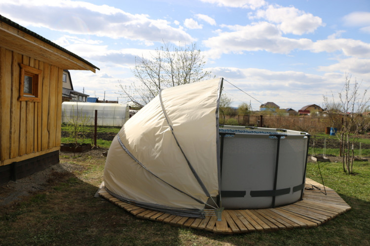 Купол-тент для бассейнов "Фиеста" КОМБИ в Краснодаре