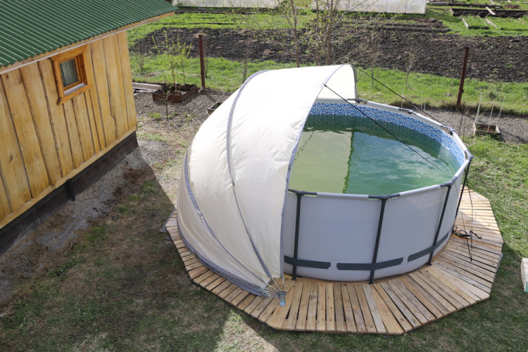 Купол-тент для бассейнов "Фиеста" КОМБИ в Краснодаре