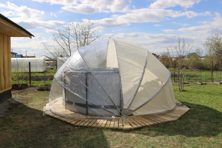 Купол-тент для бассейнов "Фиеста" КОМБИ в Краснодаре