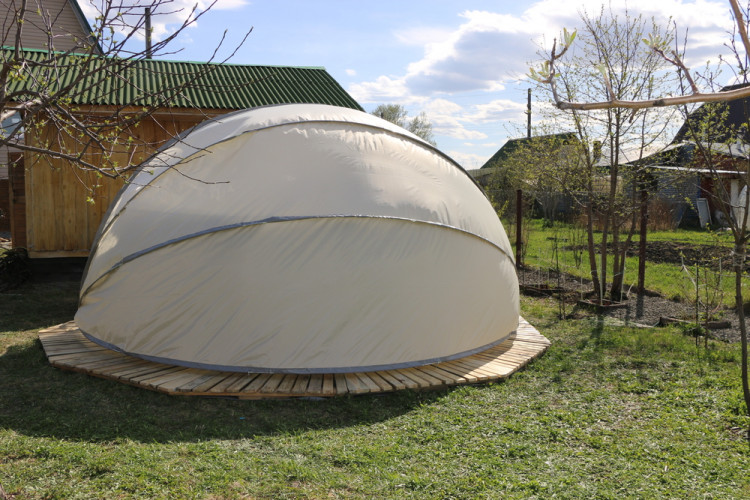 Купол-тент для бассейнов "Фиеста" КОМБИ в Краснодаре