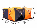 Мобильная баня летняя палатка Куб Ex-Pro 4 в Краснодаре
