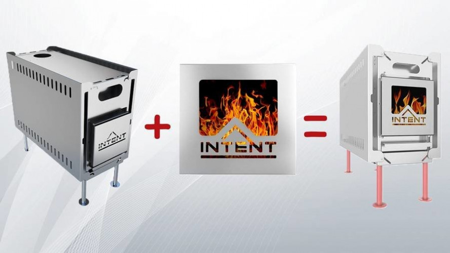 Стеклянная дверца для печи Intent в Краснодаре