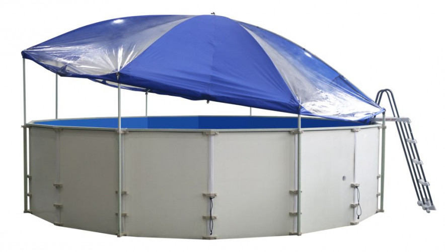 Подъемный тент-навес для бассейна "Фиеста" в Краснодаре