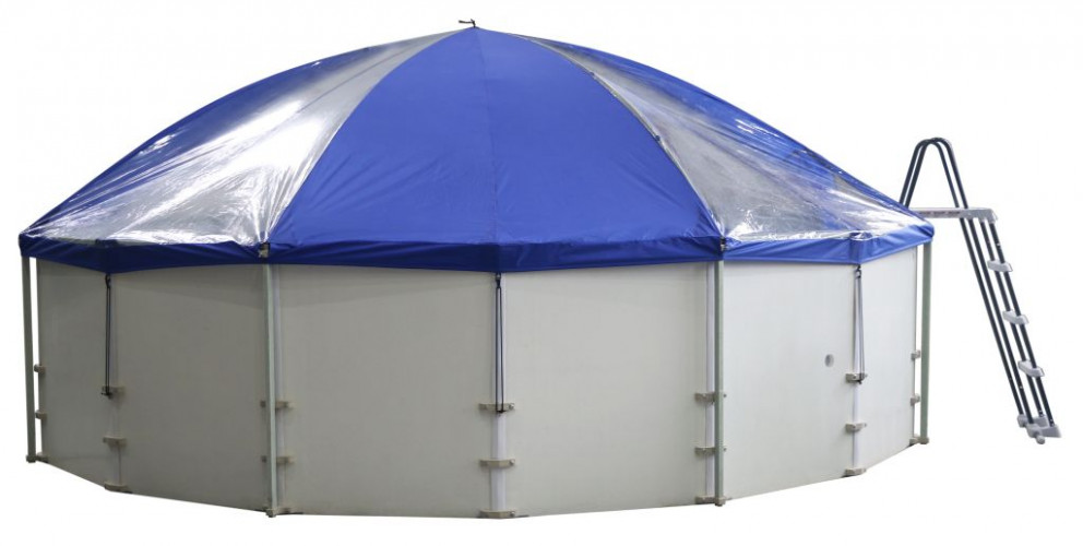 Подъемный тент-навес для бассейна "Фиеста" в Краснодаре