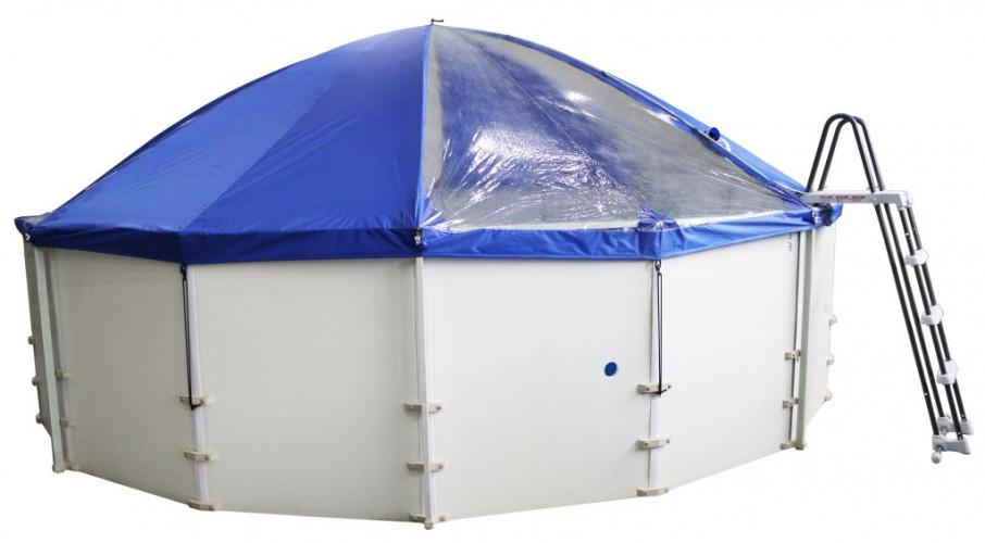 Подъемный тент-навес для бассейна "Фиеста" в Краснодаре