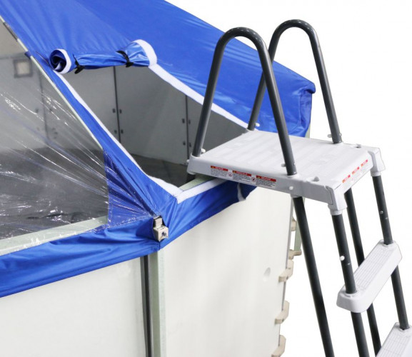 Подъемный тент-навес для бассейна "Фиеста" в Краснодаре