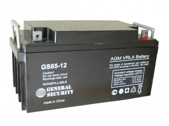 Аккумулятор General Security GS 65-12 (12 В, 65 Ач) в Краснодаре
