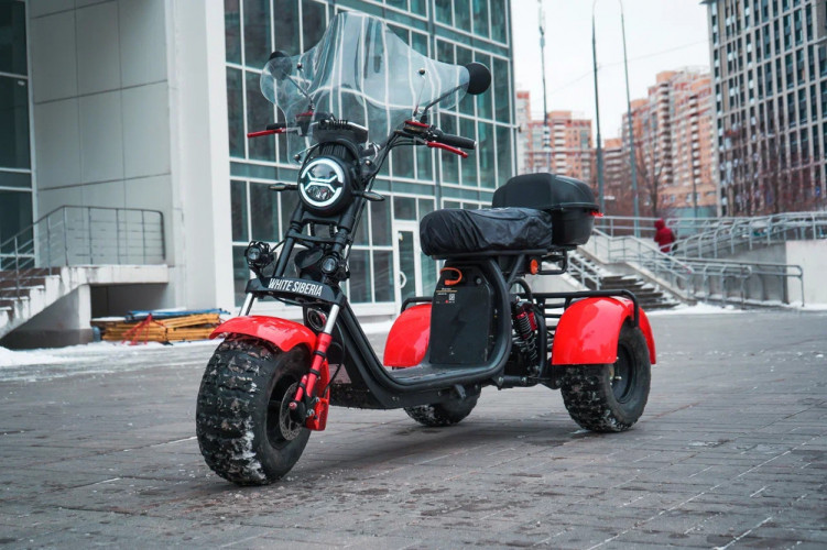 Электроскутер White Siberia PRO TRIKE 3000W в Краснодаре