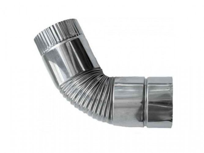 Сегмент трубы угол 45° d-80 мм.(нерж.)Инвент в Краснодаре