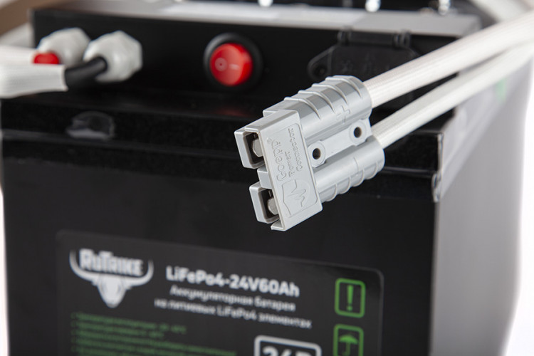Тяговый железо-фосфатный аккумулятор RuTrike LiFePO4 60V48Ah (60А) в Краснодаре