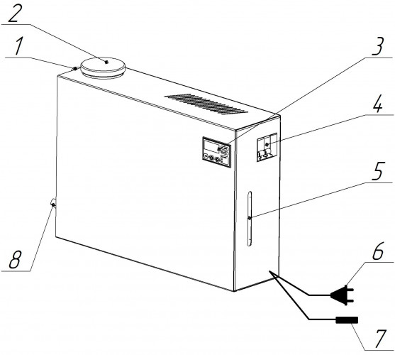 Парогенератор ПГН EVRO 2 кВт в Краснодаре