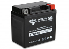 Аккумулятор стартерный для мототехники Rutrike YTX5L-BS (12V/5Ah)