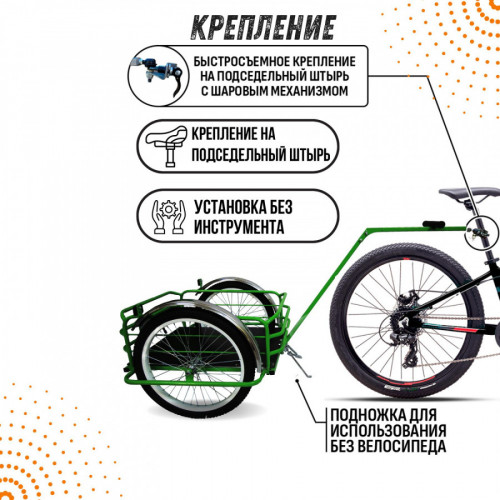 Велоприцеп Кузовок 2.0 в Краснодаре