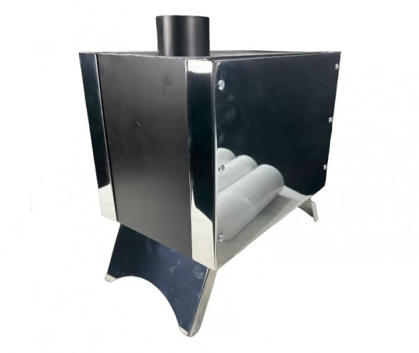 Печь дровяная Сибирка малая из нержавейки в Краснодаре