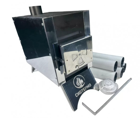 Печь дровяная Сибирка малая из нержавейки в Краснодаре