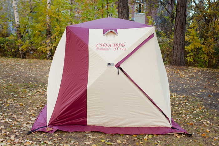 Зимняя палатка для рыбалки Куб Снегирь 3T Long в Краснодаре