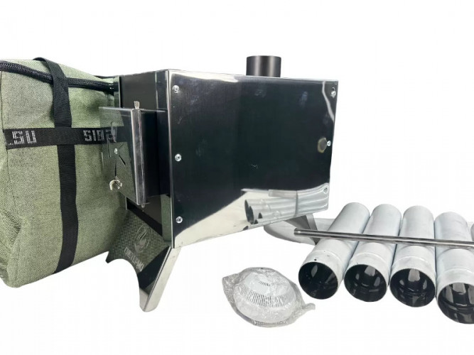 Печь дровяная Сибирка средняя из нержавейки  в Краснодаре