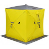 Палатка для рыбалки Helios Куб 1,5х1,5 желто/серый в Краснодаре