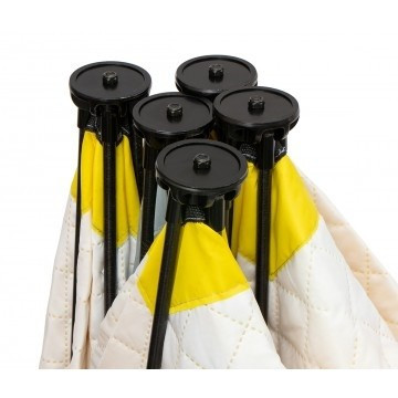 Палатка для рыбалки Helios утепл.Куб 1,5х1,5 желтый/серый в Краснодаре