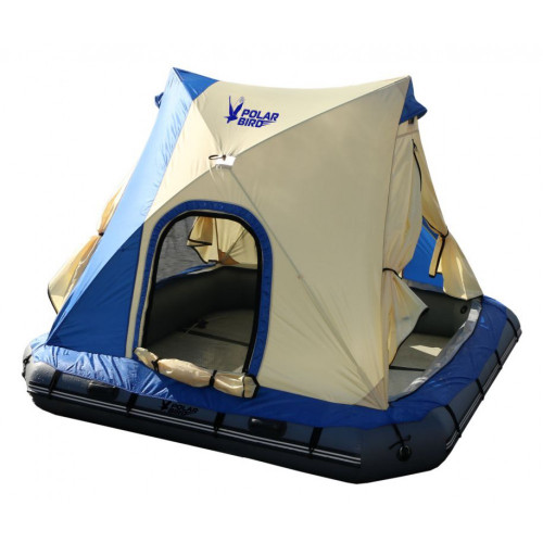 Надувной плот-палатка Polar bird Raft 260+слани стеклокомпозит в Краснодаре