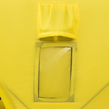 Палатка для рыбалки Helios Куб 1,8х1,8 желтый/серый в Краснодаре