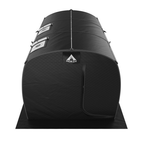 Мобильная баня-палатка МОРЖ Max (Черный) в Краснодаре