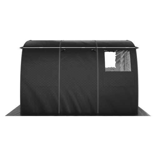 Мобильная баня-палатка МОРЖ Max (Черный) в Краснодаре