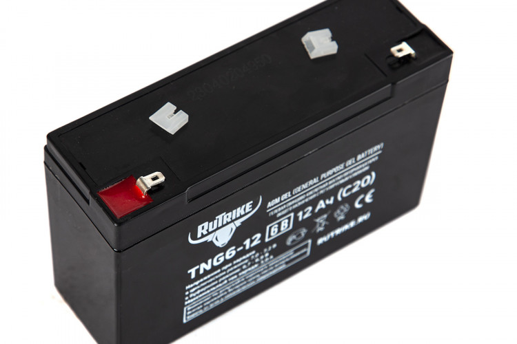 Тяговый гелевый аккумулятор RuTrike TNG 6-12 (6V12A/H C20) в Краснодаре