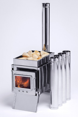 Печь-камин Инвент большая в Краснодаре