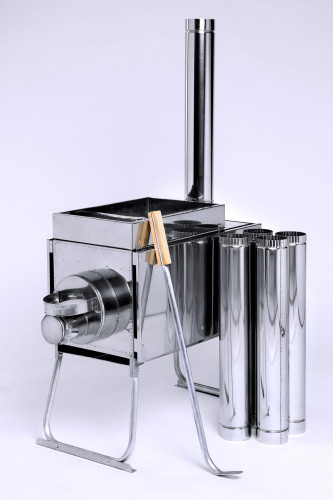 Печь Инвент Экономка средняя со стац. экранами в сумке в Краснодаре