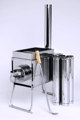 Печь Инвент Экономка средняя со стац. экранами в сумке