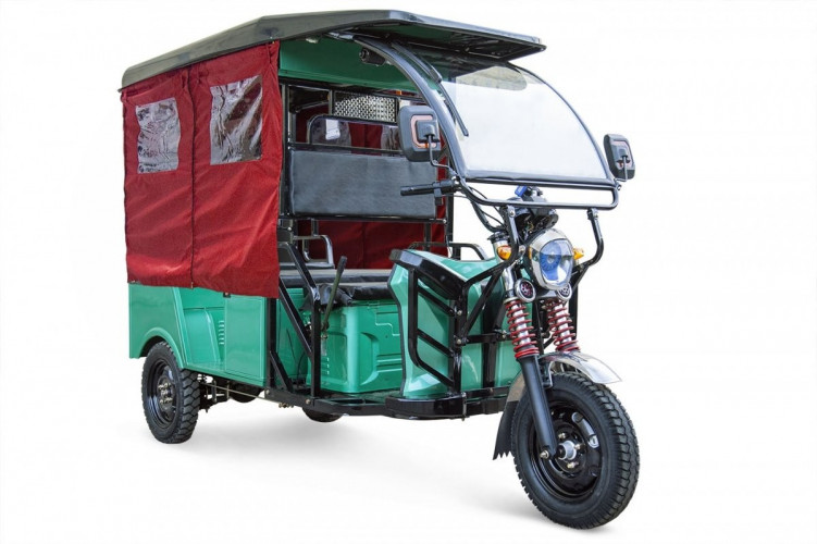 Пассажирский электрический трицикл Rutrike Рикша в Краснодаре