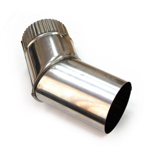 Колено дымохода d90, угол 45° в Краснодаре