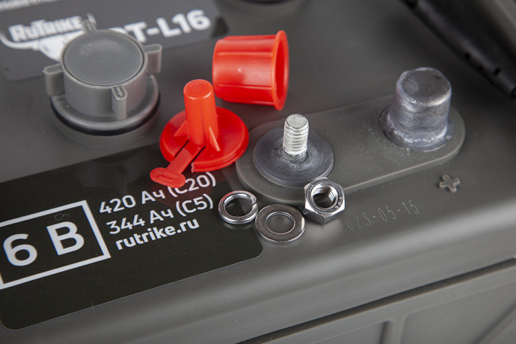 Тяговый аккумулятор RuTrike WET DTL16 (L16H-AC) 6V275A/H C3 в Краснодаре