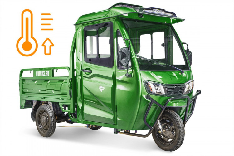 Электротрицикл Rutrike КАРГО Кабина обогрев 1500 грузовой в Краснодаре