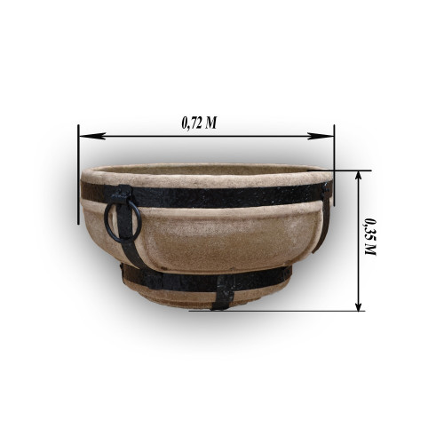 Очаг для костра большой Подсолнух в Краснодаре