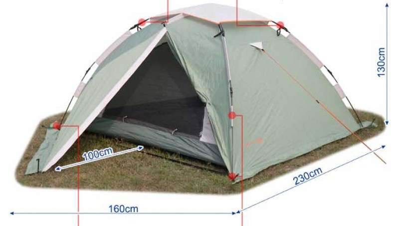 Туристическая палатка Maverick WIND в Краснодаре