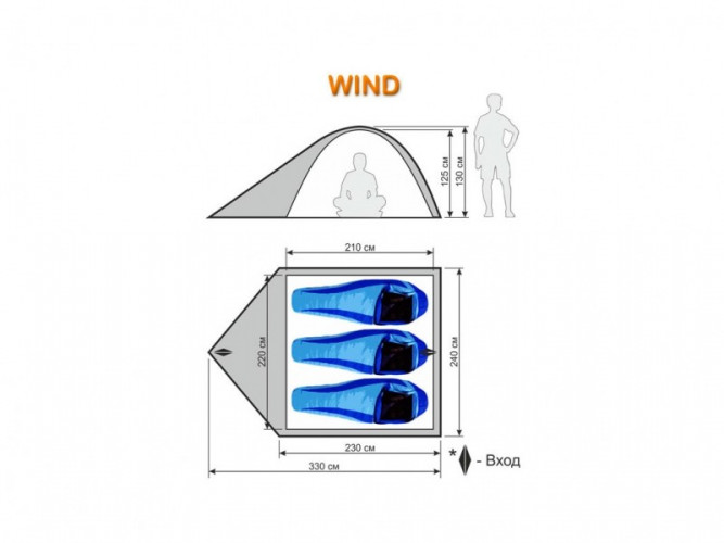 Туристическая палатка Maverick WIND в Краснодаре