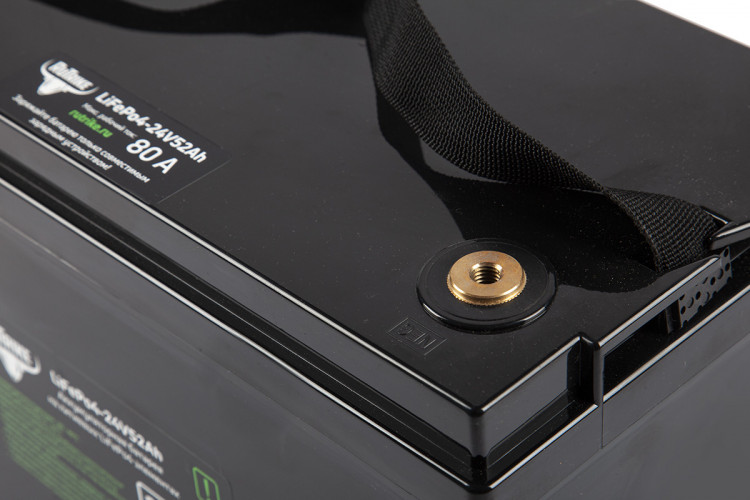 Тяговый железо-фосфатный аккумулятор RuTrike LiFePO4 24V52Ah (80A) в Краснодаре