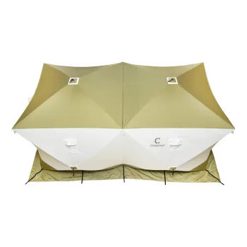 Палатка зимняя куб СЛЕДОПЫТ Premium Дубль в Краснодаре